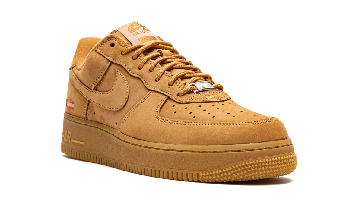 Nike Air Force 1 Low Sneakers with Supreme Logo – Wheat (Copy)