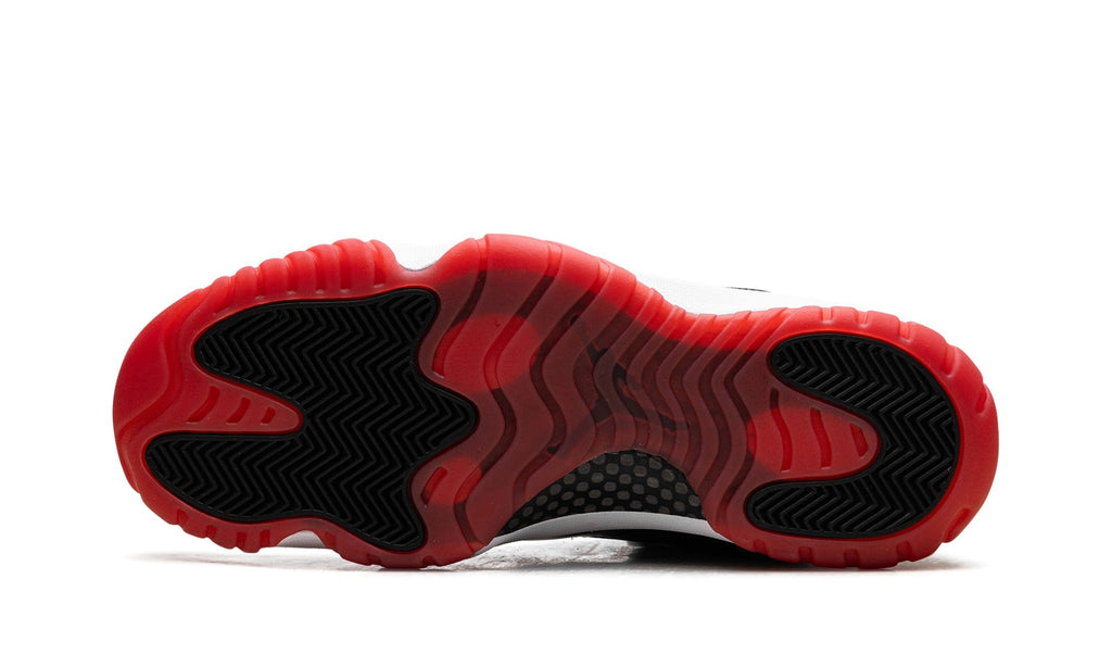 Air Jordan 11 Low Sneakers – Black, Red & White