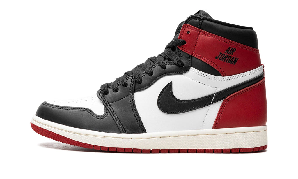 Air Jordan 1 High Sneakers – White, Black & Red