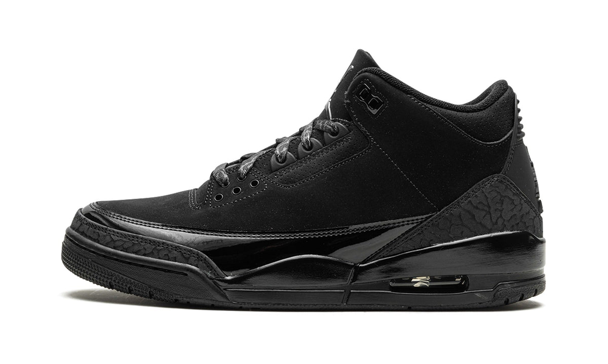 Air Jordan 3 Sneakers – Triple Black