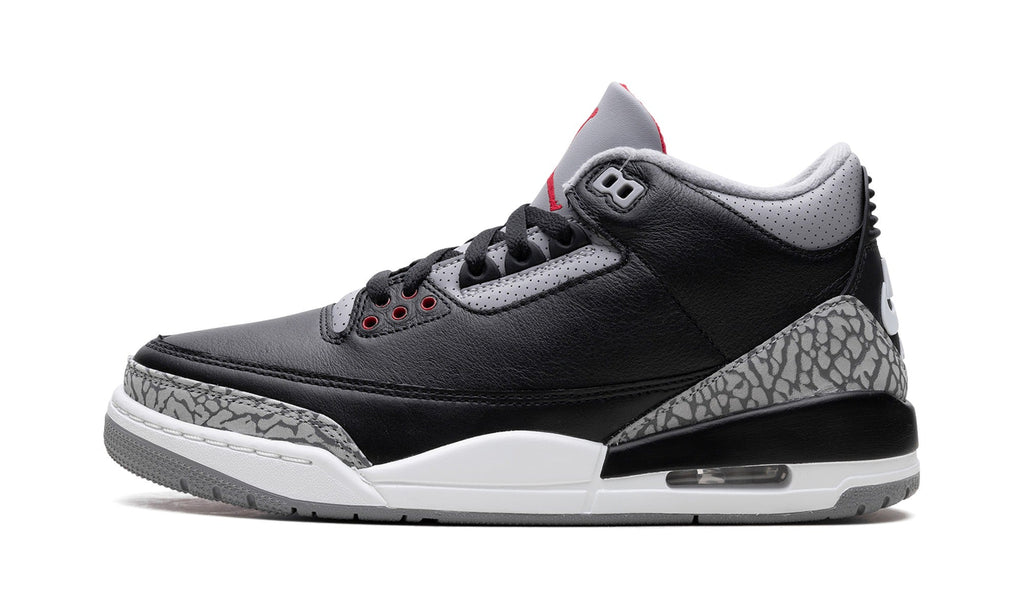Air Jordan 3 Sneakers – Black Cement