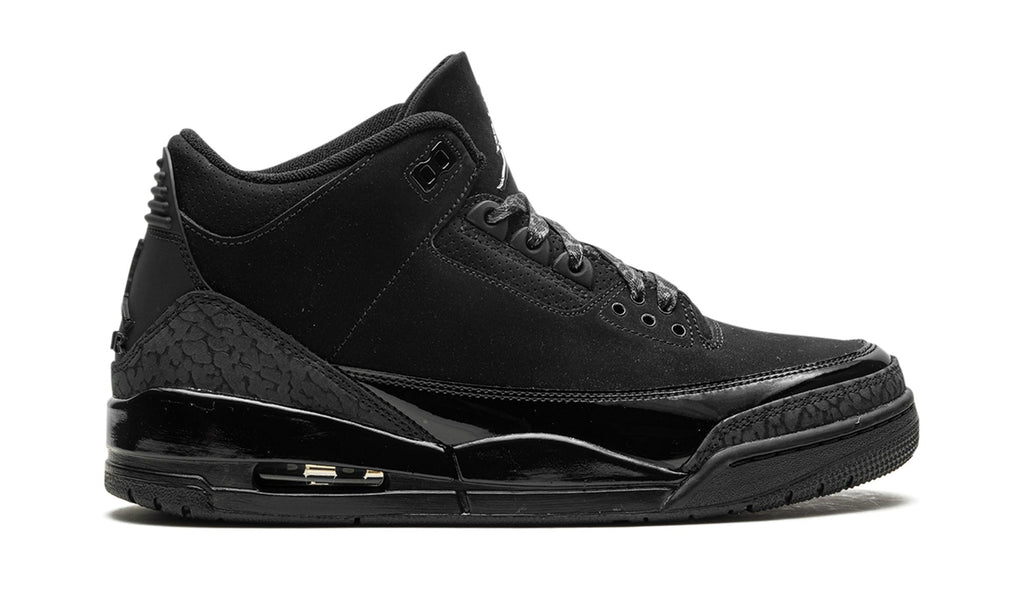 Air Jordan 3 Sneakers – Triple Black