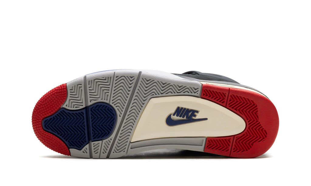 Air Jordan 4 Sneakers – Black, Blue & Red