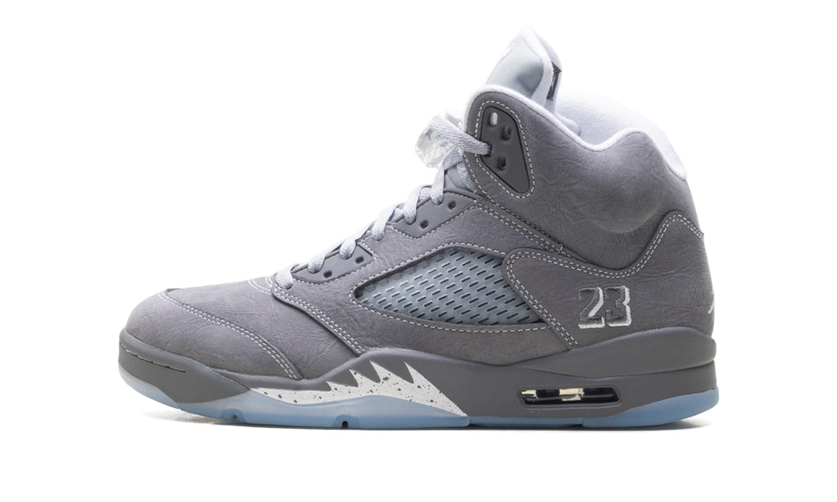 Air Jordan 5 Sneakers – Grey, Silver & Ice Blue