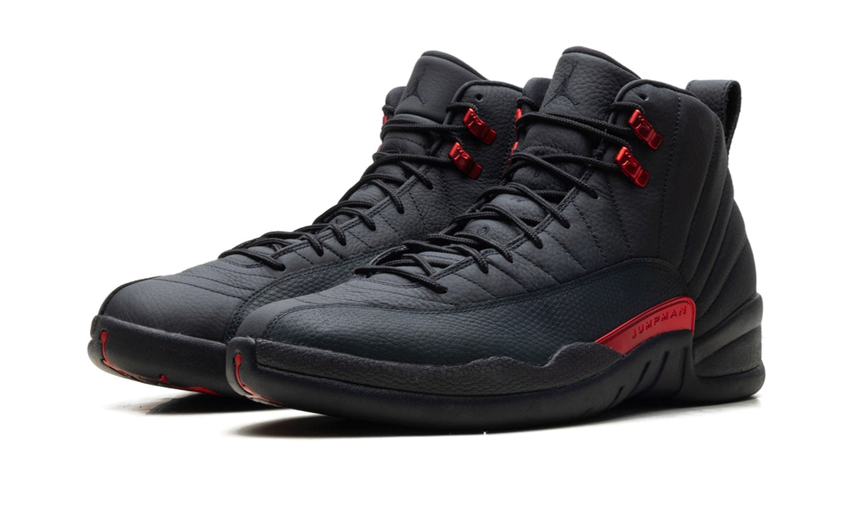 Air Jordan 12 High-Top Sneakers - Black & Red