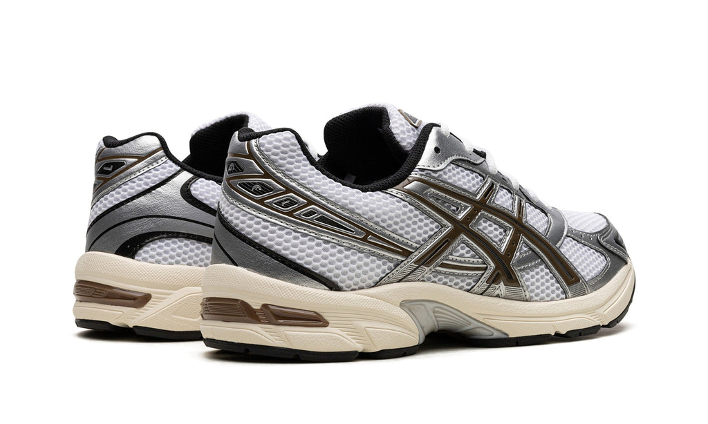 ASICS GEL-1130 Sneakers – White, Silver & Brown