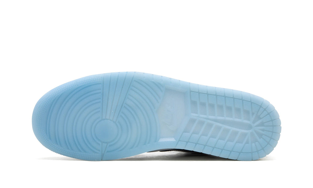 Air Jordan 1 Low Sneakers – White, Black & Ice Blue