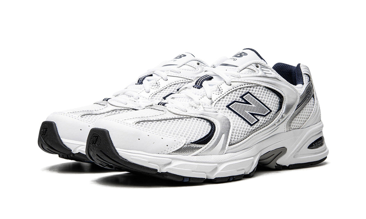 New Balance 530 Sneakers - White, Silver & Navy
