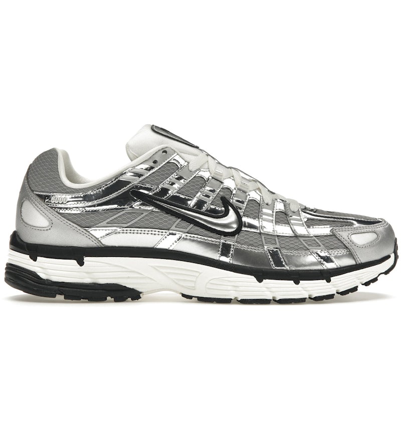 Nike P-6000 Sneakers – Metallic Silver & Grey