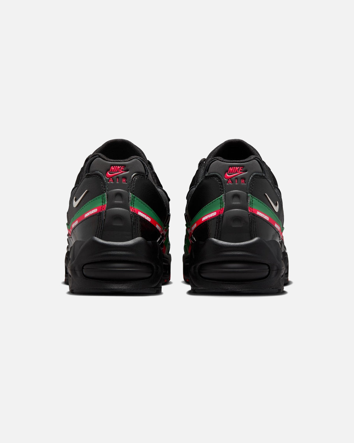 UNDEFEATED x Nike Air Max 95 Sneakers – Black with Red & Green Accents