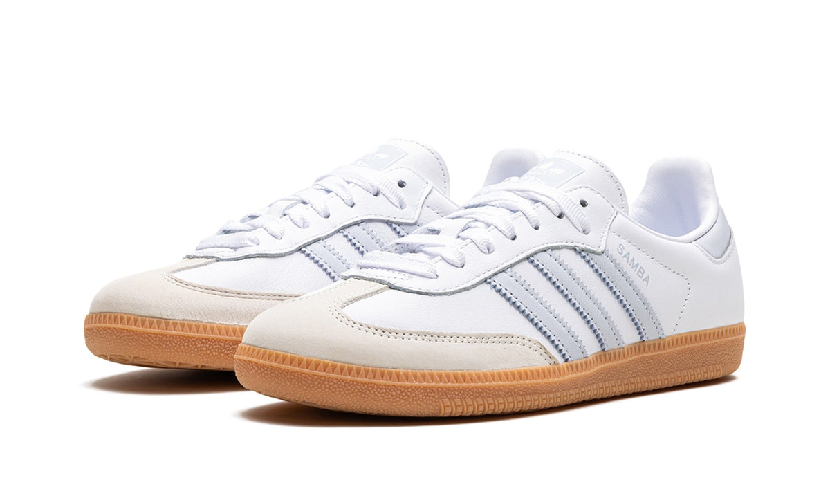 adidas Samba Sneakers – White, Light Gray & Gum