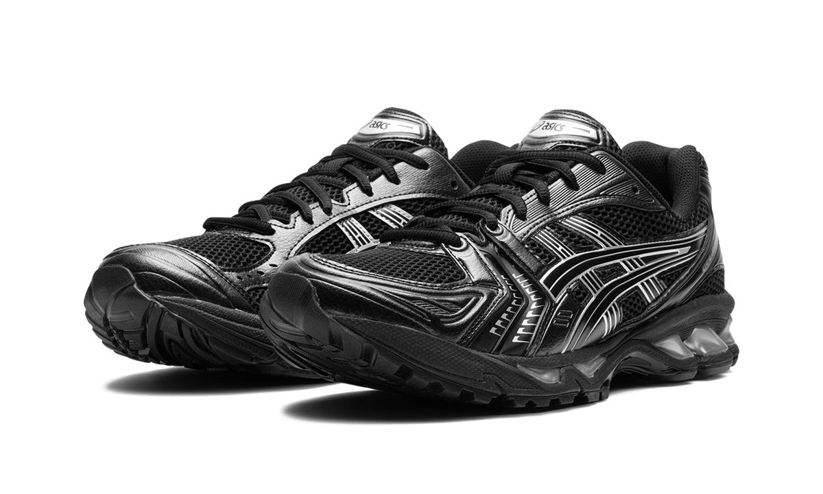 ASICS GEL-KAYANO 14 Sneakers – Black & Metallic Silver