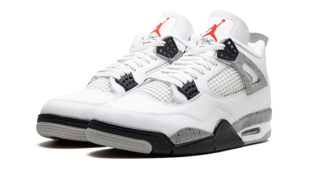 Air Jordan 4 Sneakers – White Cement